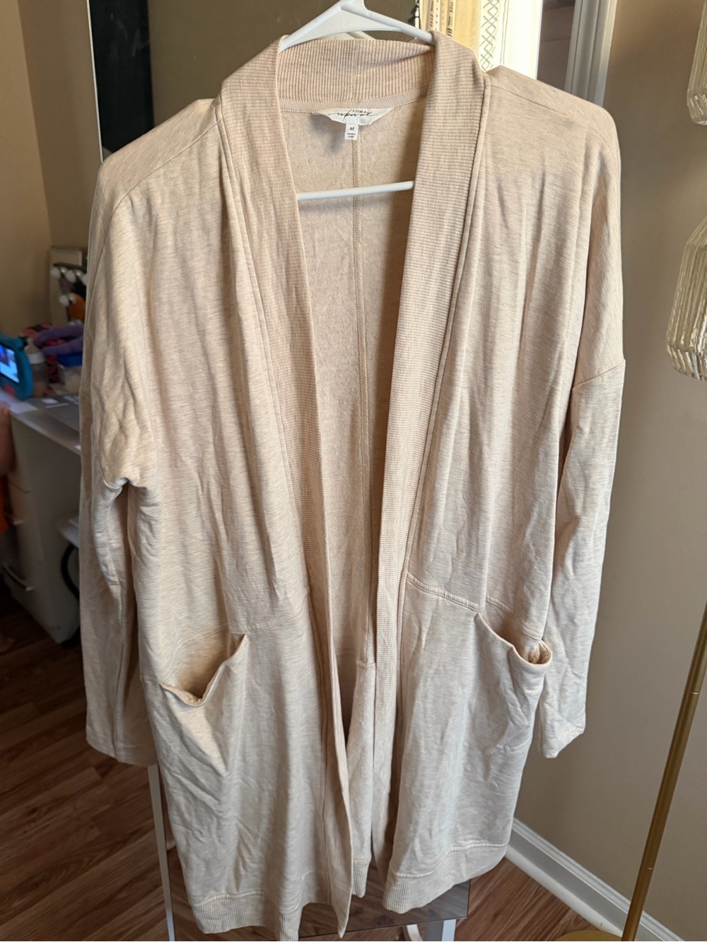 Soma Cream Open-Front Women's Cardigan